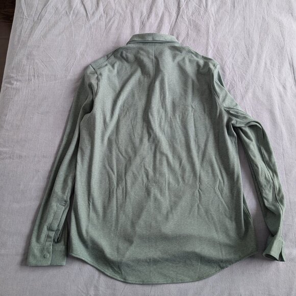 Lululemon Soft Knit Overshirt - XL - Heathered Tidewater Teal - Picture 2 of 2